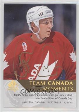 2012-13 SP Authentic - [Base] - Autographs #191 - Team Canada Moments - Theoren Fleury