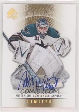 2012-13 SP Authentic - [Base] - Autographs #94 - Antti Niemi