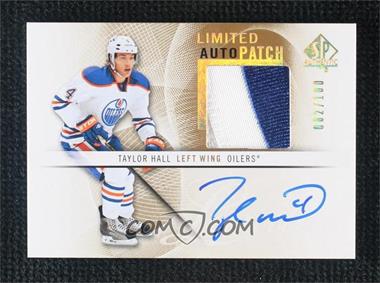 2012-13 SP Authentic - [Base] - Limited Auto Patch #15 - Taylor Hall /100