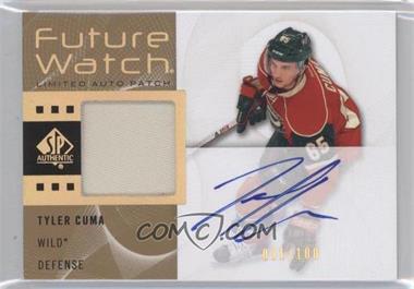 2012-13 SP Authentic - [Base] - Limited Auto Patch #223 - Future Watch - Tyler Cuma /100
