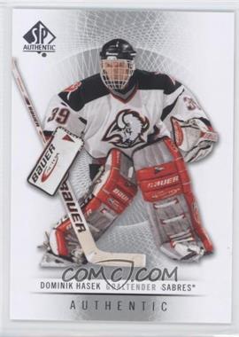 2012-13 SP Authentic - [Base] #122 - Dominik Hasek