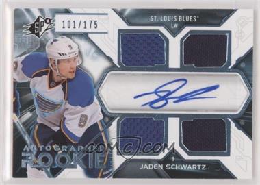 2012-13 SP Authentic - Bonus Pack Spx Autograph Rookie Jersey #23 - Tier 2 - Jaden Schwartz /175