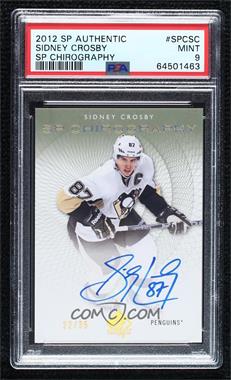 2012-13 SP Authentic - SP Chirography #SPC-SC - Sidney Crosby /35 [PSA 9 MINT]