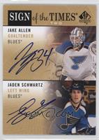 Jake Allen, Jaden Schwartz