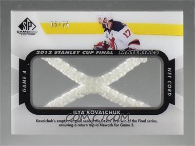 2012-13 SP Game Used Edition - 2012 Stanley Cup Final Materials Net Cord #G4-IK - Ilya Kovalchuk /25