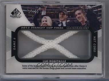 2012-13 SP Game Used Edition - 2012 Stanley Cup Final Materials Net Cord #G6-LR - Luc Robitaille /25