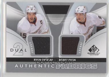 2012-13 SP Game Used Edition - Authentic Fabrics Dual #AF2-GR - Ryan Getzlaf, Bobby Ryan