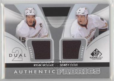 2012-13 SP Game Used Edition - Authentic Fabrics Dual #AF2-GR - Ryan Getzlaf, Bobby Ryan