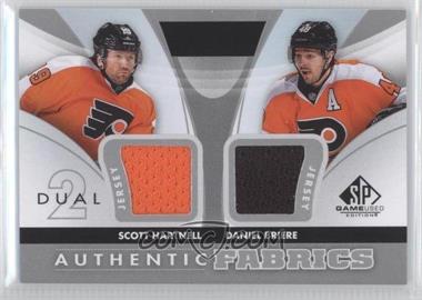 2012-13 SP Game Used Edition - Authentic Fabrics Dual #AF2-HB - Scott Hartnell, Daniel Briere