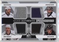 Mike Richards, Jonathan Quick, Drew Doughty, Anze Kopitar