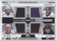 Mike Richards, Jonathan Quick, Drew Doughty, Anze Kopitar