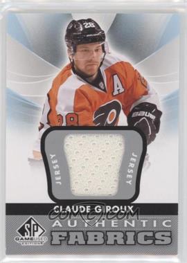 2012-13 SP Game Used Edition - Authentic Fabrics #AF-CG - Claude Giroux