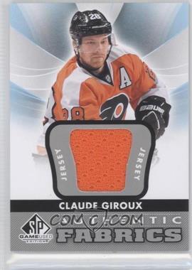 2012-13 SP Game Used Edition - Authentic Fabrics #AF-CG - Claude Giroux