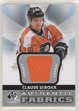 2012-13 SP Game Used Edition - Authentic Fabrics #AF-CG - Claude Giroux