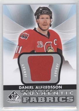 2012-13 SP Game Used Edition - Authentic Fabrics #AF-DA - Daniel Alfredsson