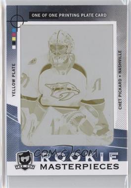 2012-13 SP Game Used Edition - [Base] - The Cup Masterpieces Printing Plate Yellow Framed #SPGU-132 - Chet Pickard /1