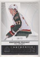 Authentic Rookies - Kristopher Foucault #/72