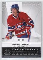 Authentic Rookies - Gabriel Dumont #/37