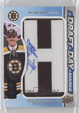 2012-13 SP Game Used Edition - Draft Day Marks #DDM-DH.H - Dougie Hamilton (Letter H) /35