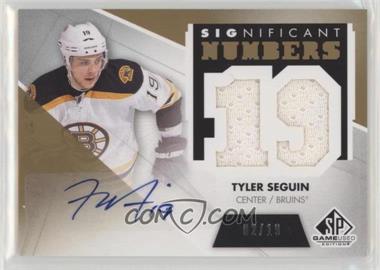 2012-13 SP Game Used Edition - Significant Numbers Autographed Memorabilia #SN-TS - Tyler Seguin /19