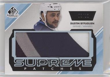 2012-13 SP Game Used Edition - Supreme Patches #SP-BY - Dustin Byfuglien /12