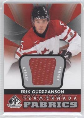 2012-13 SP Game Used Edition - Team Canada Fabrics #TC-10 - Erik Gudbranson