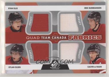 2012-13 SP Game Used Edition - Team Canada Fabrics #TC-39 - Ryan Ellis, Erik Gudbranson, Dylan Olsen, Calvin de Haan