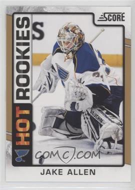 2012-13 Score - [Base] - Gold Rush #544 - Hot Rookies - Jake Allen