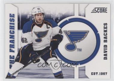 2012-13 Score - The Franchise #F25 - David Backes