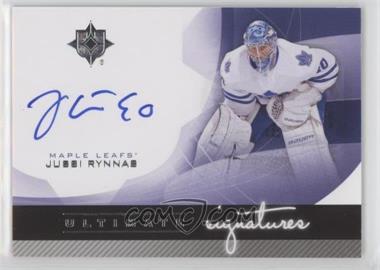 2012-13 Ultimate Collection - Ultimate Signatures #US-JR - Jussi Rynnas