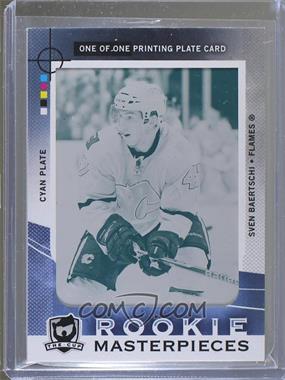 2012-13 Upper Deck - [Base] - The Cup Masterpieces Printing Plate Cyan Framed #UD1-208 - Young Guns - Sven Baertschi /1