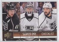 Checklist - Anze Kopitar, Jonathan Quick, Drew Doughty #/100