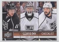 Checklist - Anze Kopitar, Jonathan Quick, Drew Doughty