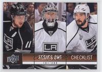 Checklist - Anze Kopitar, Jonathan Quick, Drew Doughty