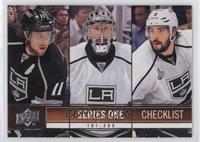 Checklist - Anze Kopitar, Jonathan Quick, Drew Doughty