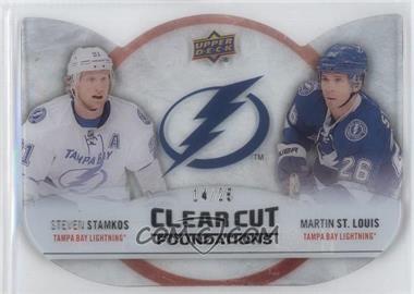 2012-13 Upper Deck - Clear Cut Foundations #CCF26 - Martin St. Louis, Steven Stamkos /25