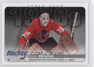 2012-13 Upper Deck - Hockey Heroes 1970s #HH38 - Tony Esposito