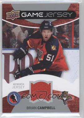 2012-13 Upper Deck - NHL Team Fan Days Game Jersey #HOF-BC - Brian Campbell