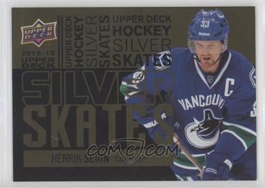 2012-13 Upper Deck - Silver Skates - Gold #SS28 - Henrik Sedin