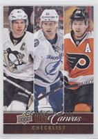 Checklist - Sidney Crosby, Steven Stamkos, Claude Giroux