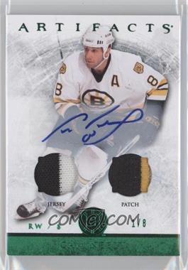 2012-13 Upper Deck Artifacts - [Base] - Emerald Jersey/Patch Autograph #9 - Cam Neely /8