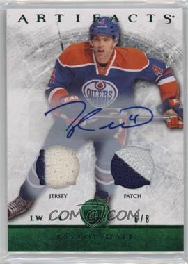 2012-13 Upper Deck Artifacts - [Base] - Emerald Jersey/Patch Autograph #90 - Taylor Hall /8
