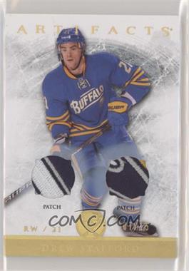 2012-13 Upper Deck Artifacts - [Base] - Gold Spectrum Patch/Patch #23 - Drew Stafford /15