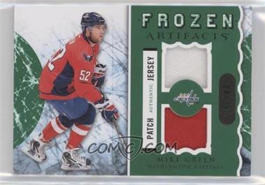 2012-13 Upper Deck Artifacts - Frozen Artifacts - Emerald Jersey/Patch #FA-GR - Mike Green /36