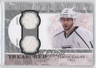 2012-13 Upper Deck Artifacts - Treasured Swatches - Blue Jersey/Jersey #TS-SG - Simon Gagne