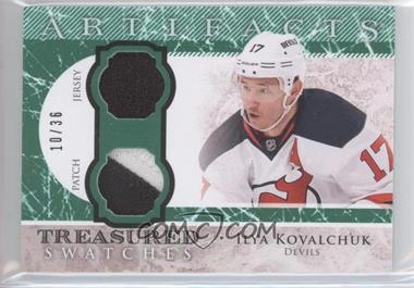 2012-13 Upper Deck Artifacts - Treasured Swatches - Emerald Jersey/Patch #TS-IK - Ilya Kovalchuk /36