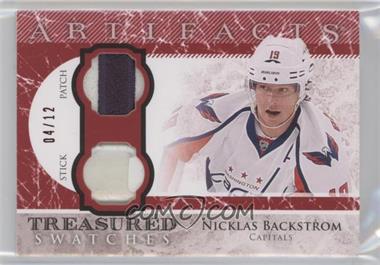 2012-13 Upper Deck Artifacts - Treasured Swatches - Red Patch/Stick #TS-NB - Nicklas Backstrom /12