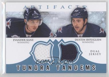 2012-13 Upper Deck Artifacts - Tundra Tandems Dual Jerseys - Blue #TT-BK - Evander Kane, Dustin Byfuglien