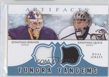 2012-13 Upper Deck Artifacts - Tundra Tandems Dual Jerseys - Blue #TT-BQ - Jonathan Bernier, Jonathan Quick