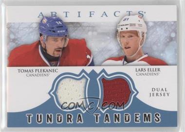 2012-13 Upper Deck Artifacts - Tundra Tandems Dual Jerseys - Blue #TT-PE - Tomas Plekanec, Lars Eller